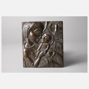 Otto Coester, Bronzeplakette Heilige Familie