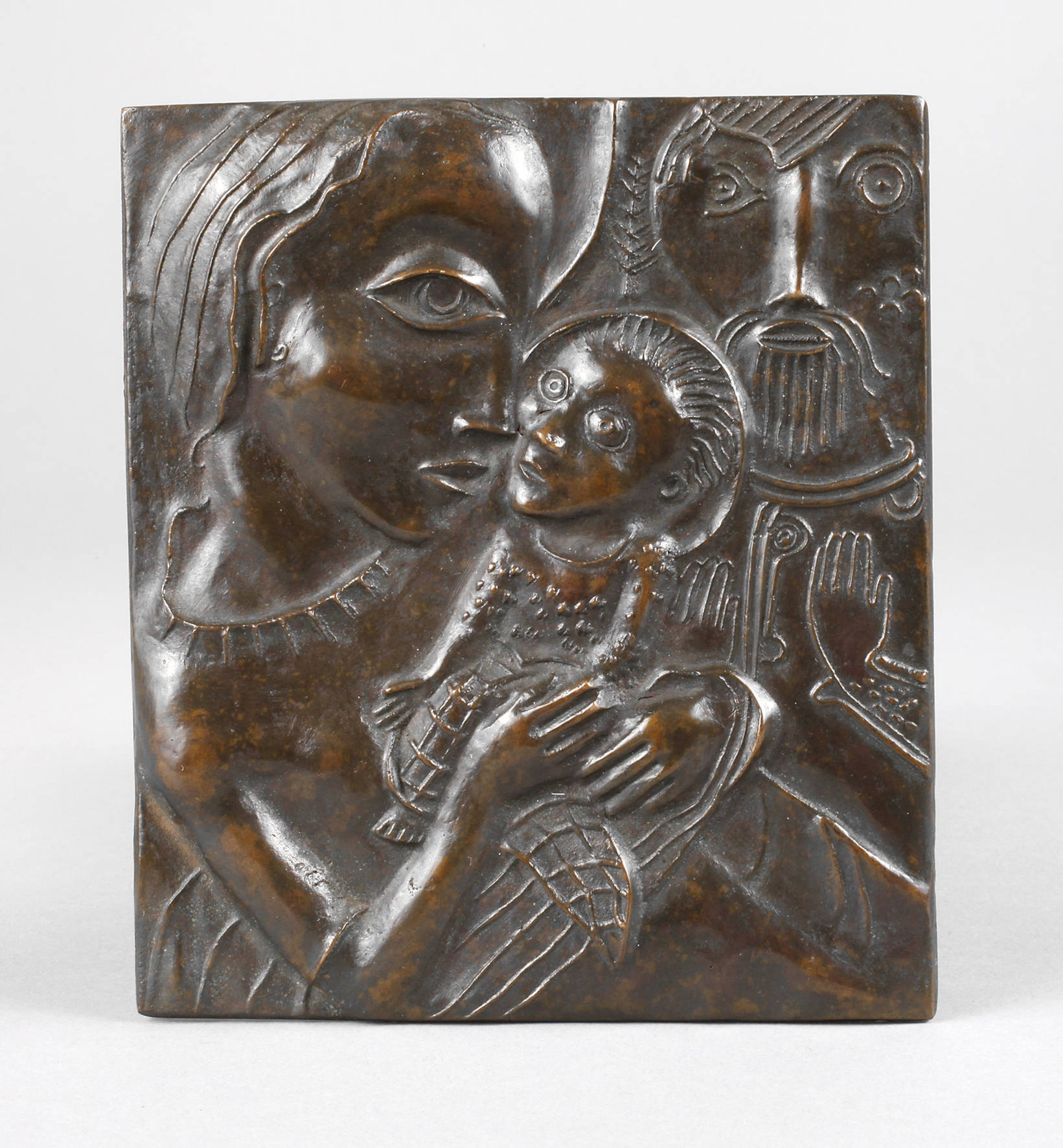 Otto Coester, Bronzeplakette Heilige Familie