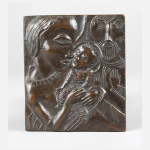 Otto Coester, Bronzeplakette Heilige Familie