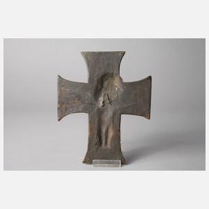 Otto Coester, Bronzeplakette Kreuzigung Christi