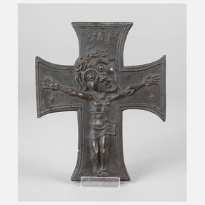 Otto Coester, Bronzeplakette Kreuzigung Christi