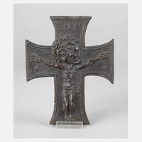 Otto Coester, Bronzeplakette Kreuzigung Christi111