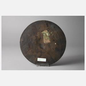 Otto Coester, große religiöse Bronzeplakette