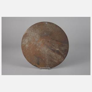 Otto Coester, große religiöse Bronzeplakette