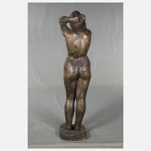 Gerhard Rommel, lebensgroße Bronze ”Kämmende”