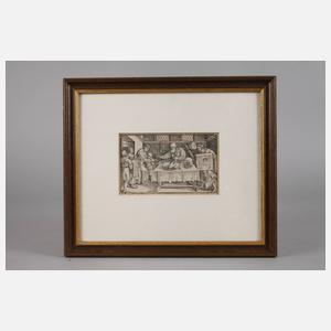 Petrarcameister, Szene nach Art des ”Trostspiegels”