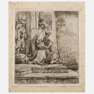 Rembrandt Harmensz van Rijn, nach, ”Die Rückkehr der verlorenen Sohnes”,