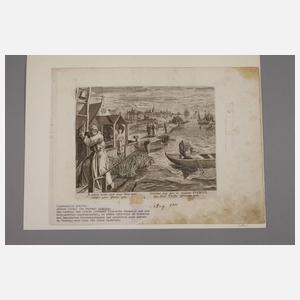 Johann Sadeler, Szene aus dem Leben des Heiligen Piamon Diocles