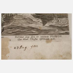 Johann Sadeler, Szene aus dem Leben des Heiligen Piamon Diocles