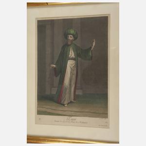 Gérard Jean-Baptiste Scotin, fünf türkische Beamte