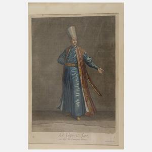 Gérard Jean-Baptiste Scotin, fünf türkische Beamte