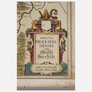 Karte vom Stift Hersfeld