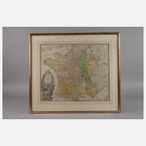 Homanns Erben, Karte Frankreich