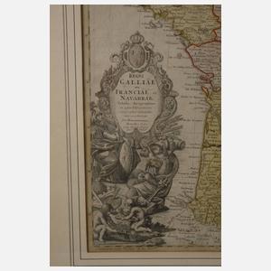 Homanns Erben, Karte Frankreich