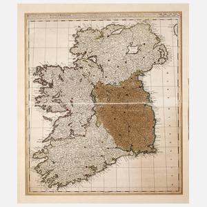 Gerard & Leonard Valk, Historische Karte von Irland