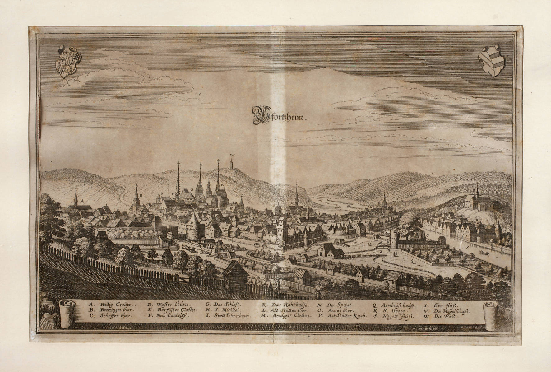 Matthäus Merian der Ältere, Pforzheim