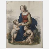 Prof. Michele Fanoli, ”Die schöne Gärtnerin” nach Raffael111