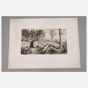 Prof. Max Klinger, ”Simplicius in der Waldeinöde”