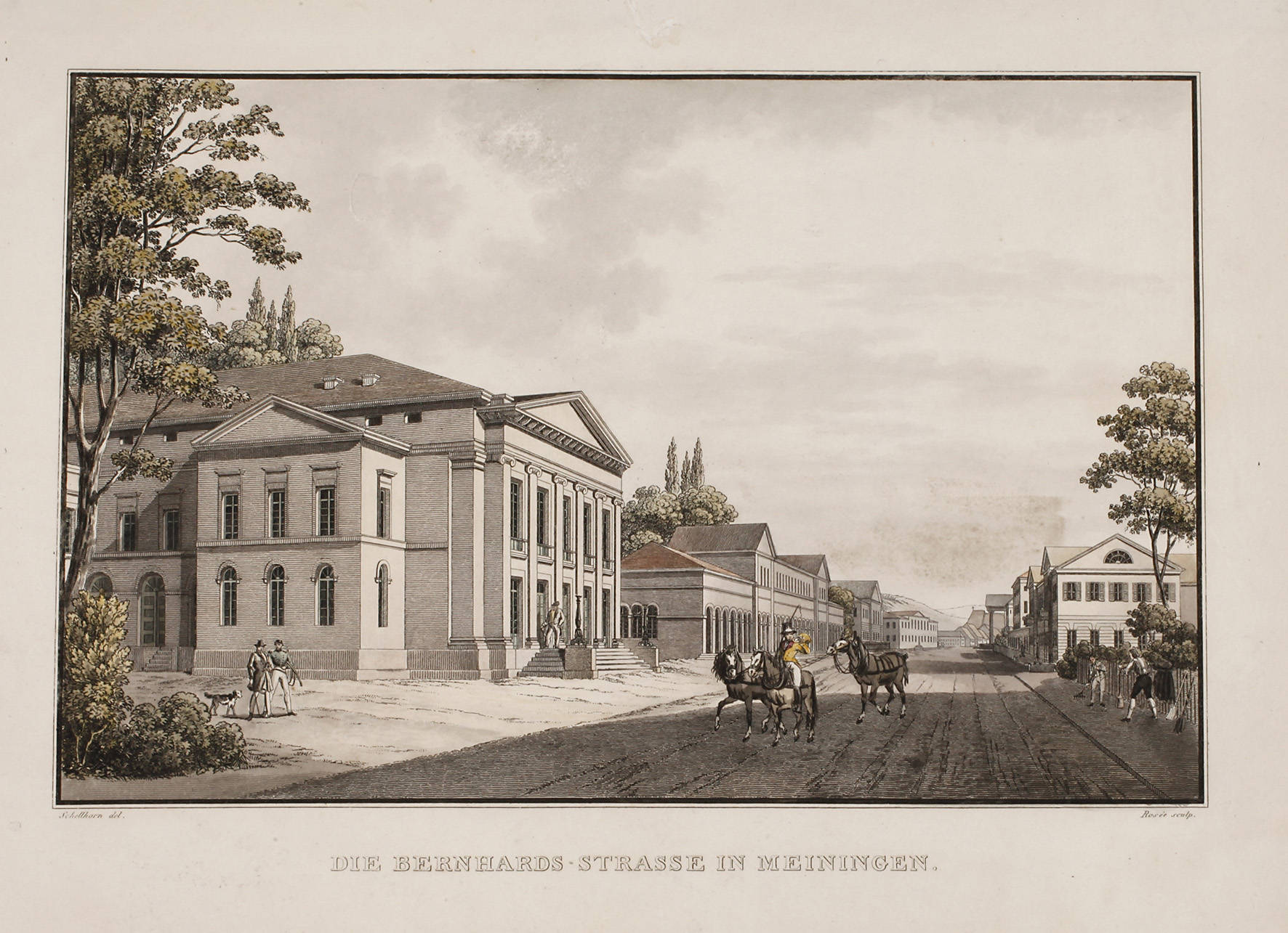 Christian Rosée, Die Bernhards-Straße in Meiningen