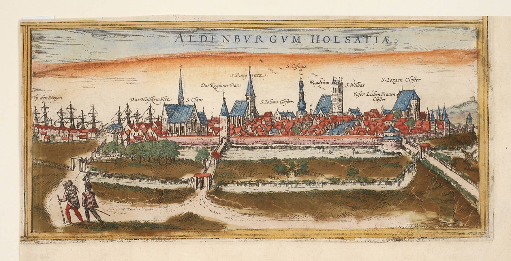 Franz Hogenberg, historische Ansicht von Stade