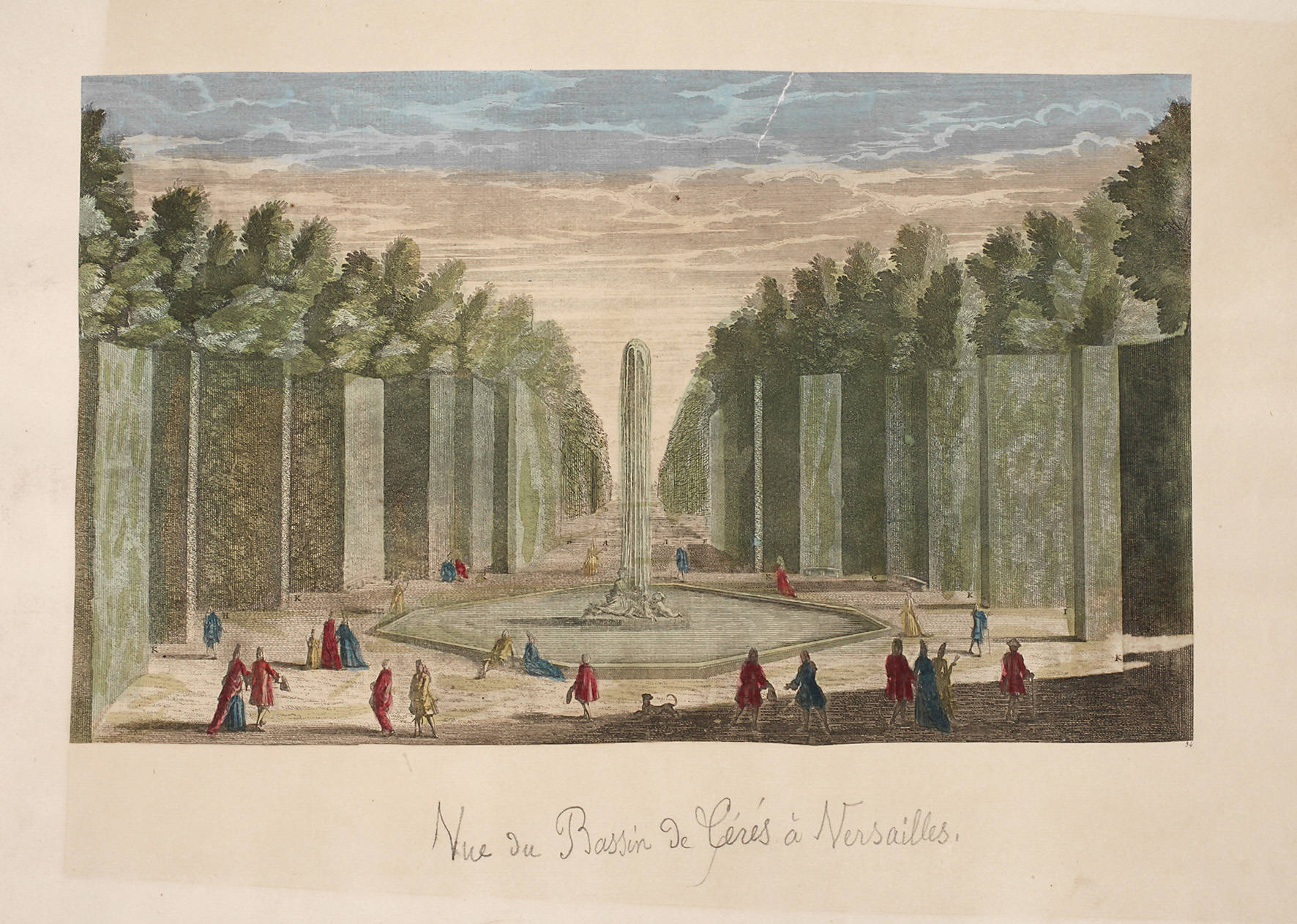 Guckkastenblatt Versailles