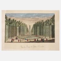 Guckkastenblatt Versailles111