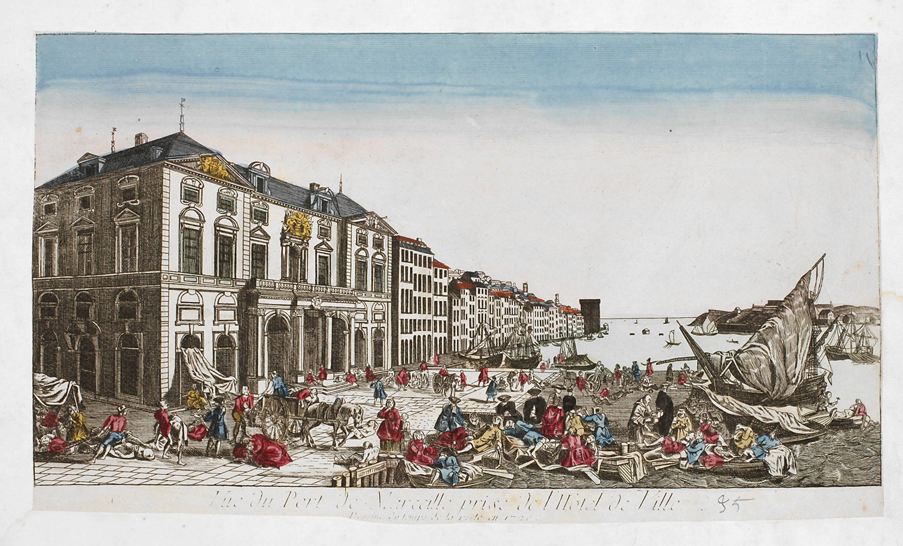 Guckkastenblatt, Die Pest in Marseille