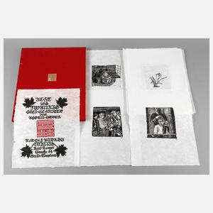 Rudolf Andres, Grafikmappe mit Holzschnitten