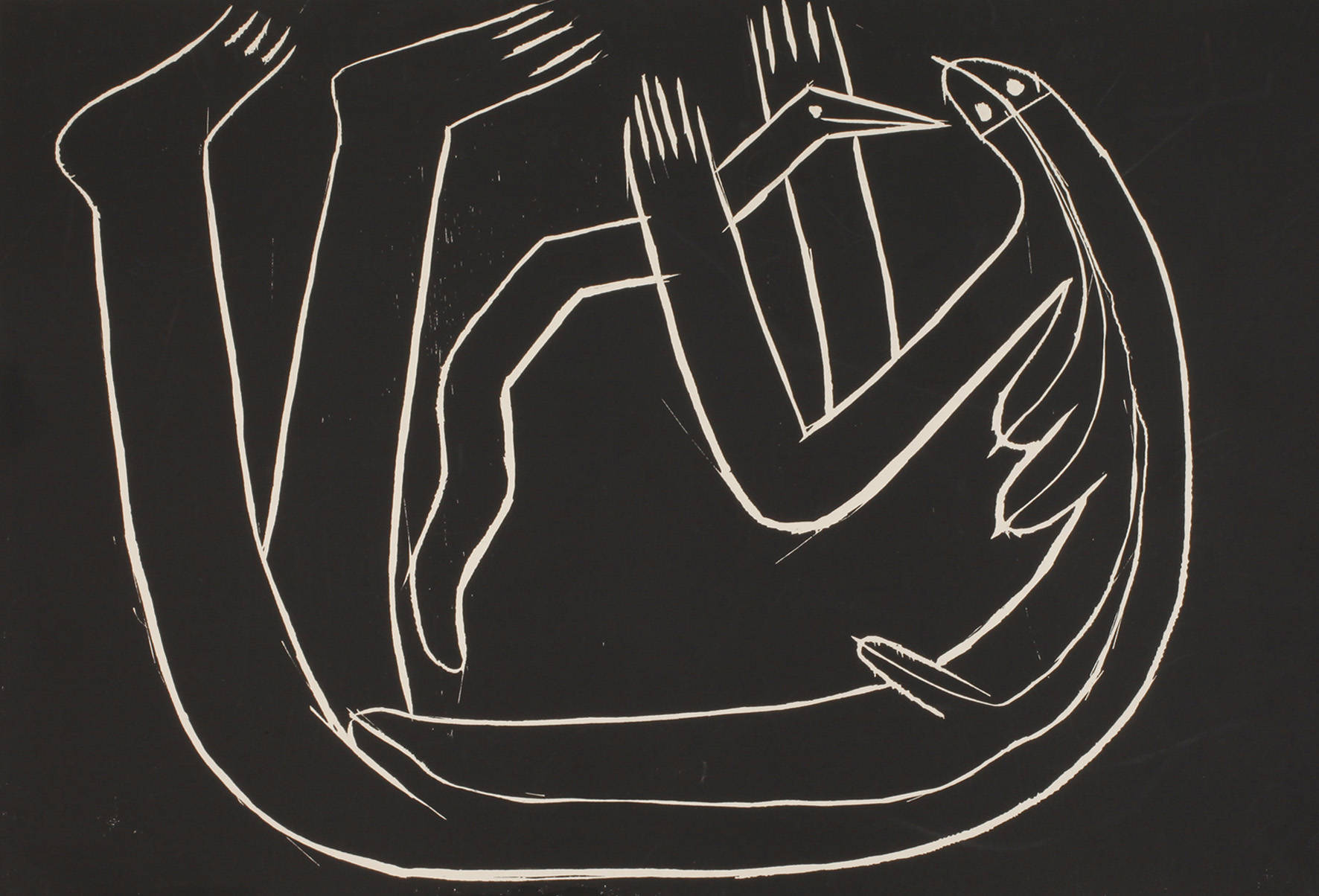 Prof. Horst Antes, Leda mit dem Schwan