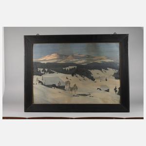 Karl Biese, Winter im Schwarzwald