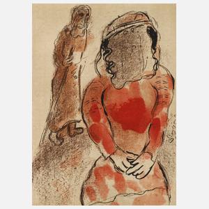 Marc Chagall, ”Thamar, die Schwiegertochter Judas”
