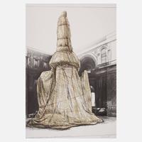 Christo, ”Wrapped Monument to Leonardo”111