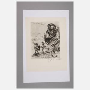 Prof. Lovis Corinth, ”Wallensteins Lager”