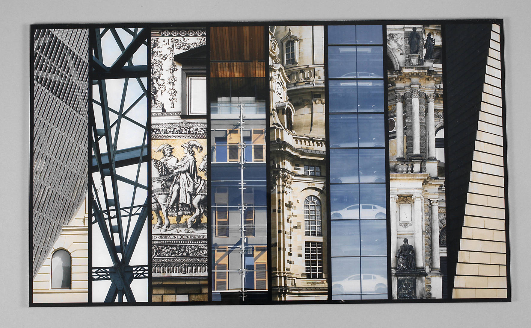 Julia Gaisbacher, Fotocollage Dresden ”1743–2012”