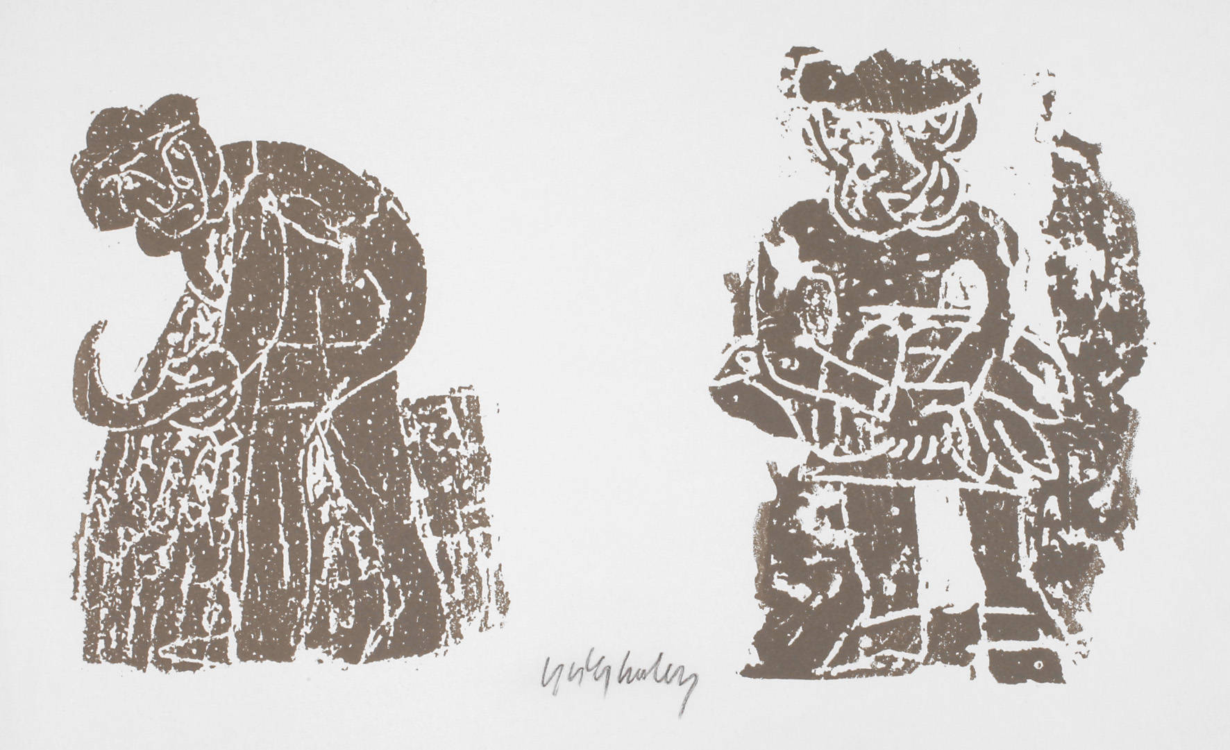 Prof. HAP Grieshaber, aus ”Schartige Sense”