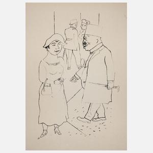 George Grosz, ”Ausgang”