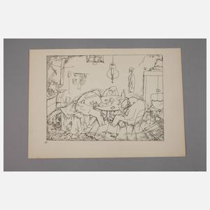 George Grosz, Das Kartenspiel