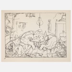 George Grosz, Das Kartenspiel