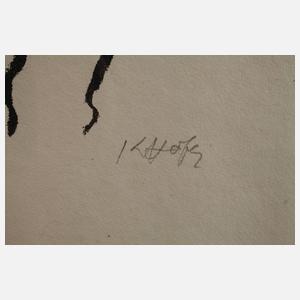 Prof. Karl Hofer, ”Paar in Umarmung”