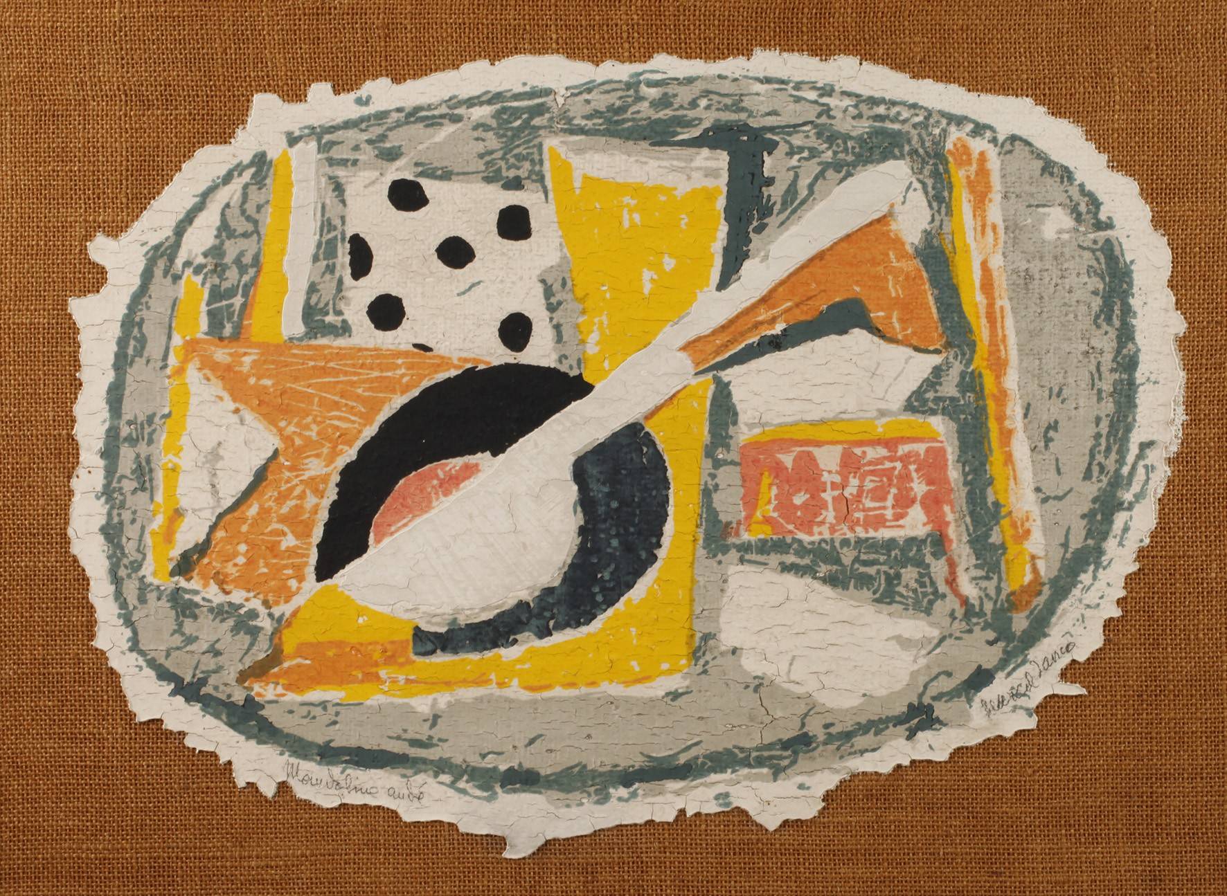 Marcel Janco, ”Mandoline au dé”