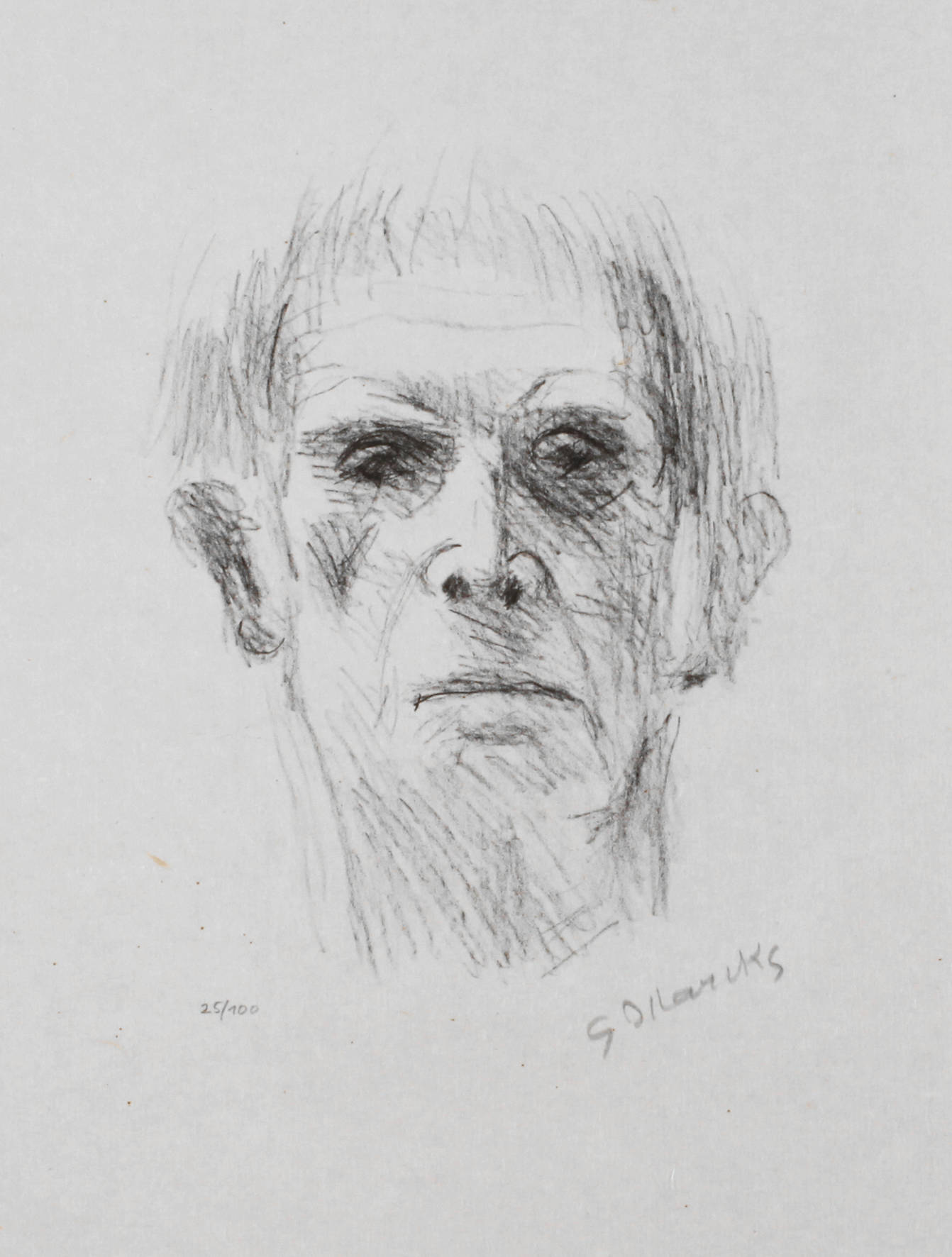 Prof. Gerhard Marcks, ”Selbst von vorn”