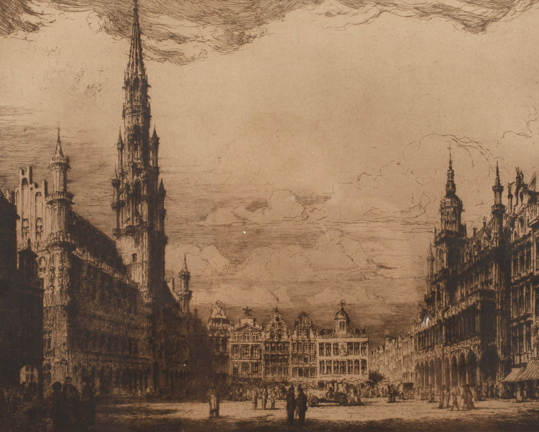 René van de Sande, Marktplatz mit Rathaus von Brüssel