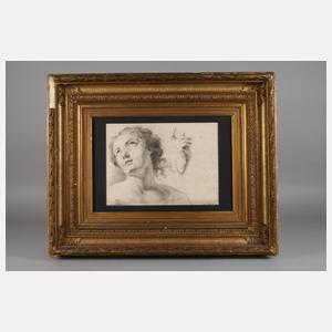 Antonio Balestra, attr., Weibliche Kopfstudie