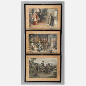 Max Brösel, Konvolut Aquarelle