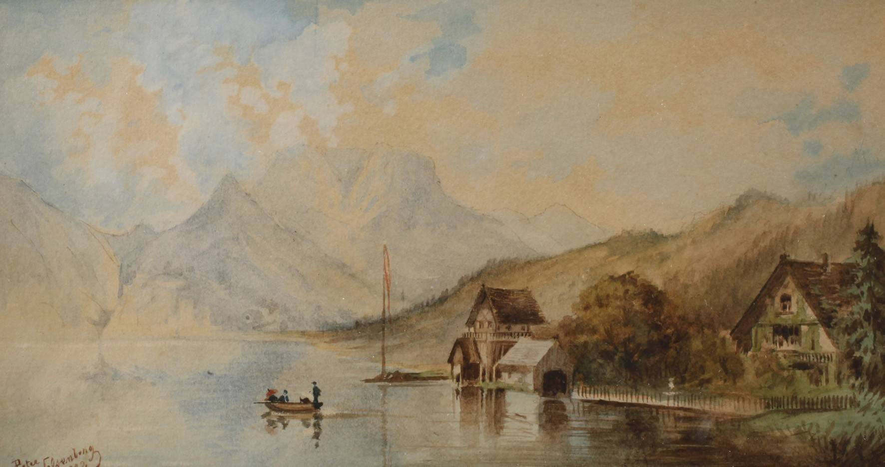 Peter Wehsenbong, Partie in den Alpen