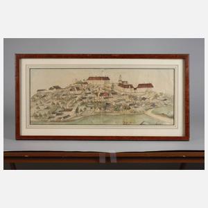 Ansicht von Dorf und Burg Brennberg