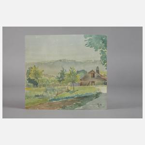 Cuno Amiet, attr., Sommerliche Berglandschaft