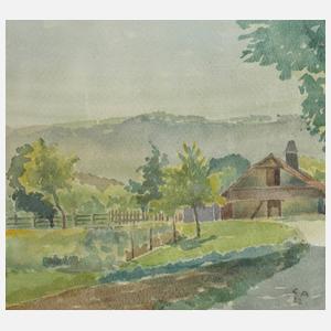 Cuno Amiet, attr., Sommerliche Berglandschaft