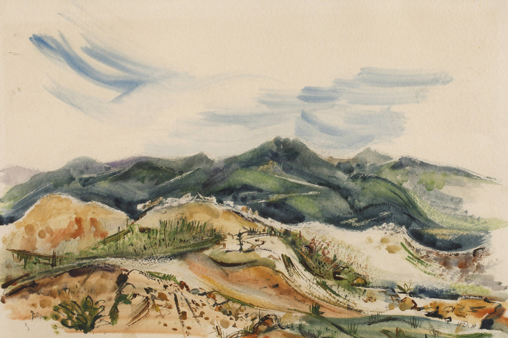 Hans Dochow, Bulgarische Landschaft