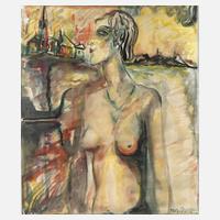 von Dungen, Damenakt vor Stadtlandschaft111